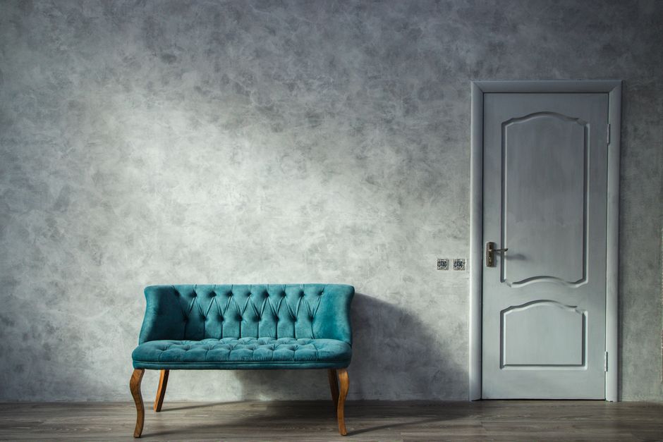Professional look in interiors with effect paints
